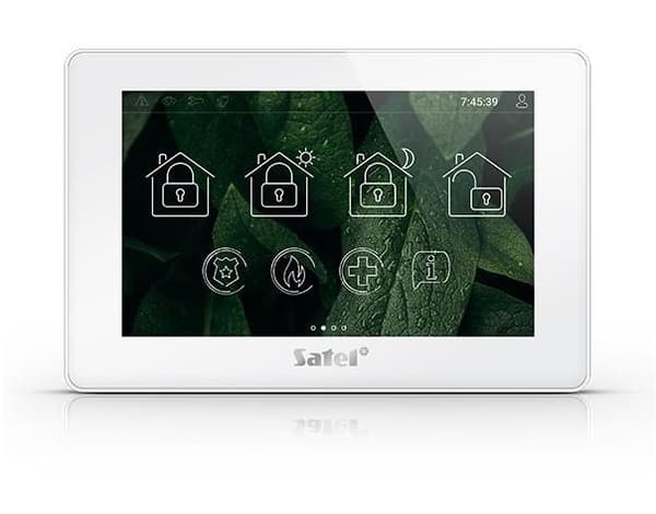 SATEL KEYPAD WITH TOUCH SCREEN 7 INCH INT-TSH2-W (WHITE)