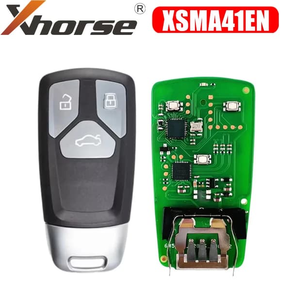 Xhorse XSMA41EN MLB Etäavain, 3 Painiketta, Yhteensopiva VVDI Työkalun kanssa,PCB ja kuori
