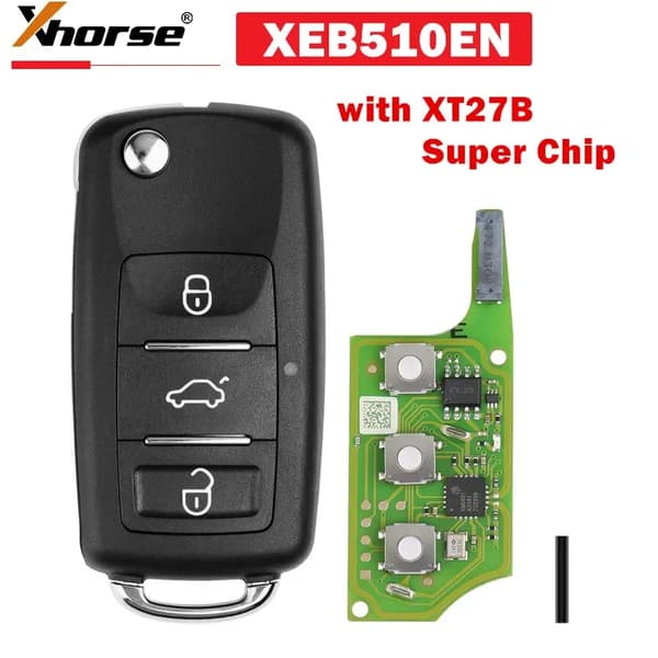Xhorse Fjärrnyckel, Super Chip Teknik, Integrerad Kretskort,XEB510EN