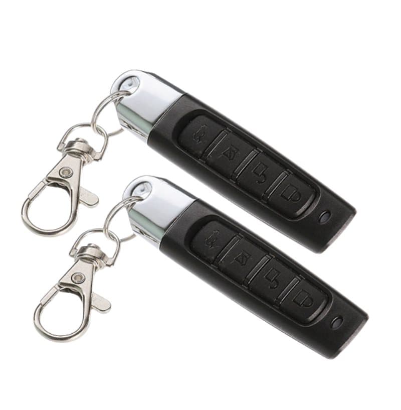 Fjärrkontroll kodklonare för garageportar 433 MHz 2-pack