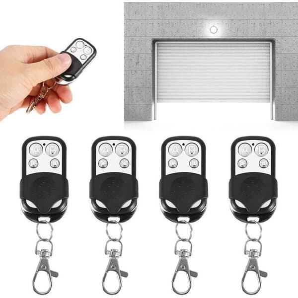 4st Universal Cloning Trådlös fjärrkontroll Fob-nyckel för garageport 433mhz fjärrkontroll Garageport