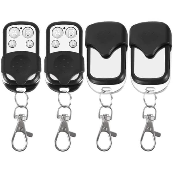 4st Universal Cloning Trådlös fjärrkontroll Fob-nyckel för garageport 433mhz fjärrkontroll Garageport