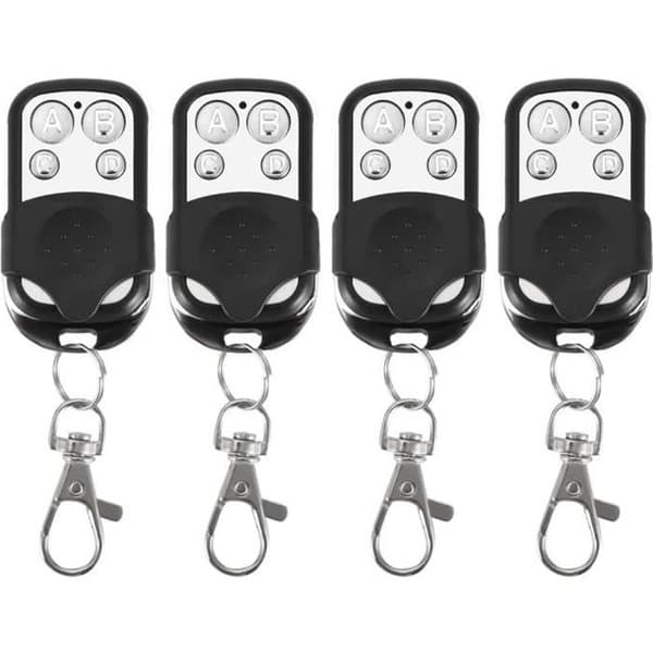 4st Universal Cloning Trådlös Fjärrkontroll Nyckelbricka för bilgarageport 433 MHz