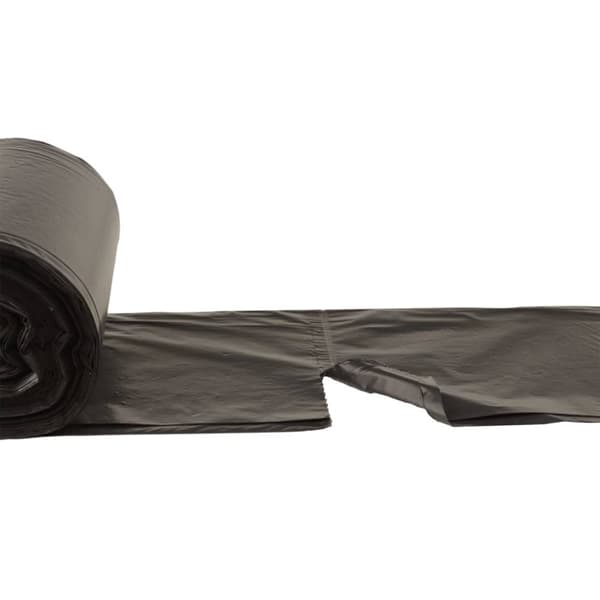 vidaXL affaldsposer 250 stk. 60 l sort