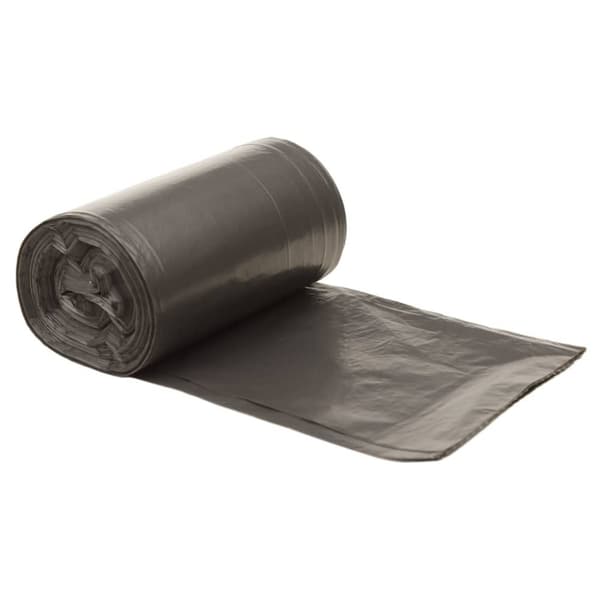 vidaXL affaldsposer 250 stk. 35 l sort