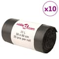 Pikkukuva 1 / 6: vidaXL Roskapussit 250 kpl musta 35 l