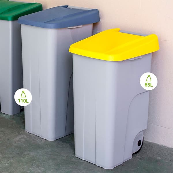 Denox Container Med Hjul 23440.090 85l Søvfarvet