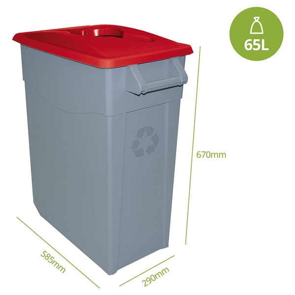 Denox Åbn Container 23230.254 65l Transparent
