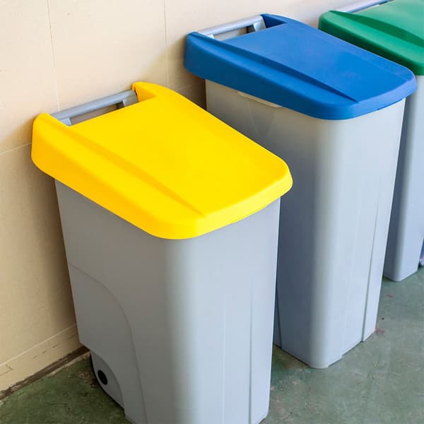 Denox Container Med Hjul 23450.839 110l Søvfarvet