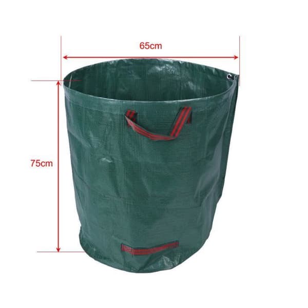 Trädgårdsavfallspåsar - Ej specificerat - 2st - Kapacitet 270L - Extra stark polypropen - 50kg max