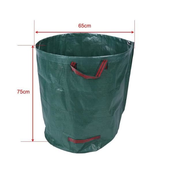 Pack med 4 trädgårdsavfallssäckar 270L - Miljövänliga - Höjd 76cm - Diameter 66cm
