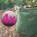 Miniatyrbild 1 av 2: SunDeluxe Garden Waste Bag x4 - Heavy Duty PE 272L - Återanvändbar, hopfällbar, vattentät och transportabel
