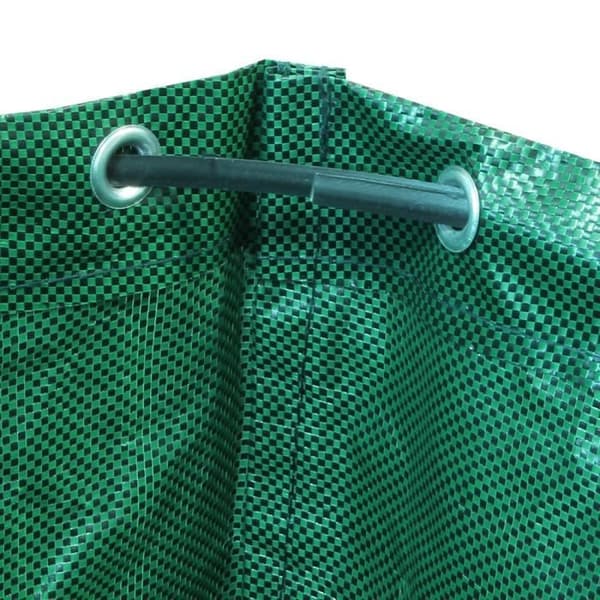 CampTeck 2x 300L Heavy Duty trädgårdssoppåse Återanvändbar trädgårdspåse