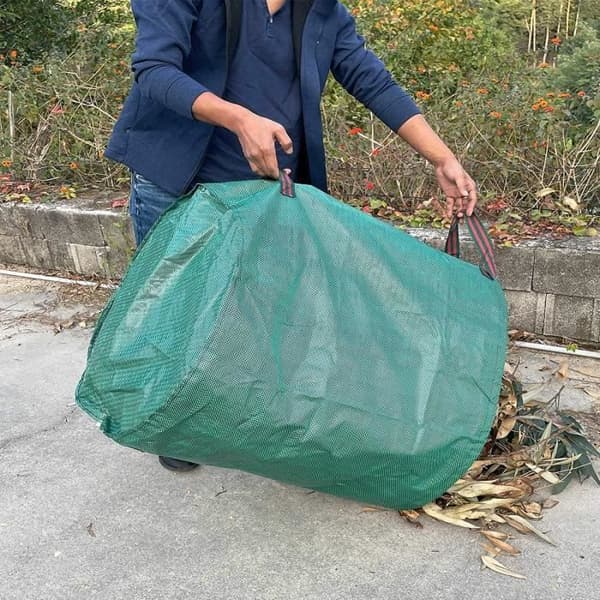 Trädgårdspåsar, återanvändbar Yard Leaf Bag - 1 stor 272 liters trädgårdsavfallspåse - 76 cm lång och 67 [376]
