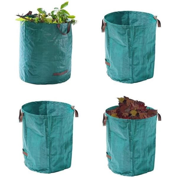 Set med 4 trädgårdsväskor 280 l 1120 l A328