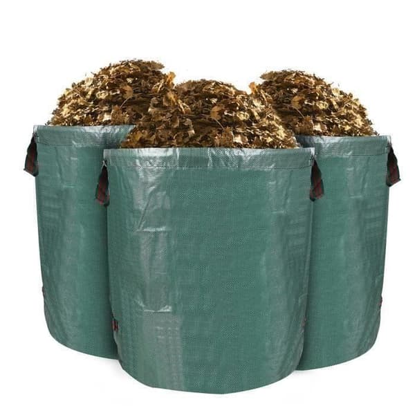 YWEI AK10314-3 x 272L Solid PE Trädgårdsväska - Fristående och hopfällbar - Återanvändbar