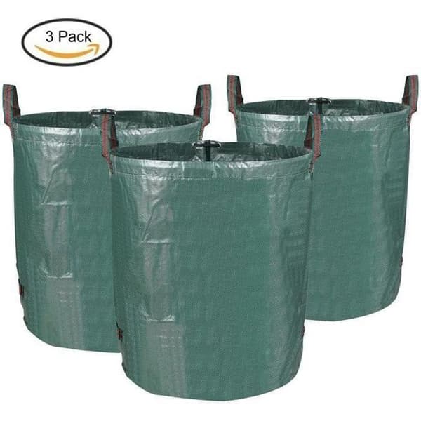 YWEI AK10314-3 x 272L Solid PE Trädgårdsväska - Fristående och hopfällbar - Återanvändbar