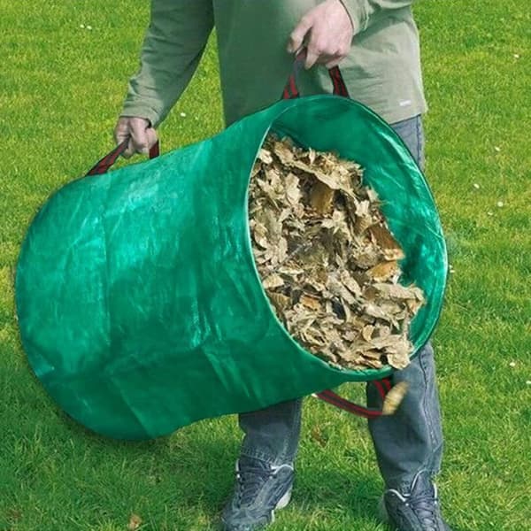 SHOP-STORY - GARDEN BAG 6x: 6 XXL vikbara trädgårdsväskor - 272L i robust PP med band