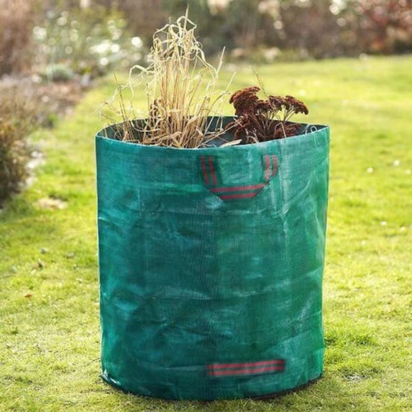 SHOP-STORY - GARDEN BAG 6x: 6 XXL vikbara trädgårdsväskor - 272L i robust PP med band
