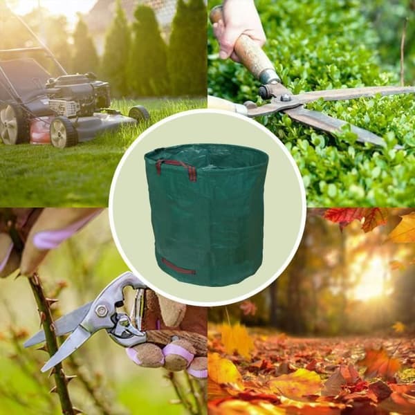Lot 5 Trädgårdsväska 272L med vattentäta handtag SKYLANTERN - Grön - Återanvändbar