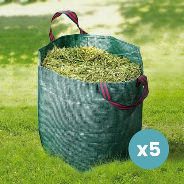 Lot 5 Trädgårdsväska 272L med vattentäta handtag SKYLANTERN - Grön - Återanvändbar
