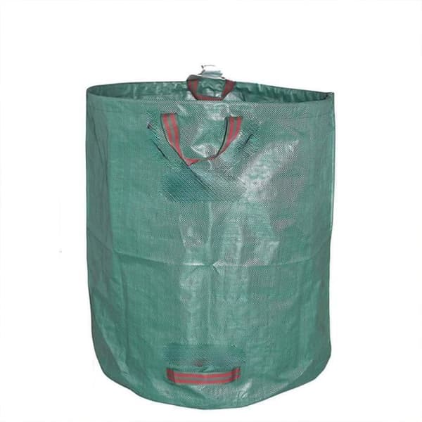 SHOP-STORY - GARDEN BAG 2x: 2 XXL vikbara trädgårdsväskor - 272L i robust PP med band