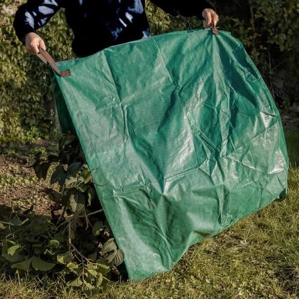 XXL hopfällbar trädgårdsväska - Robust och praktisk - 2 delar - Grön
