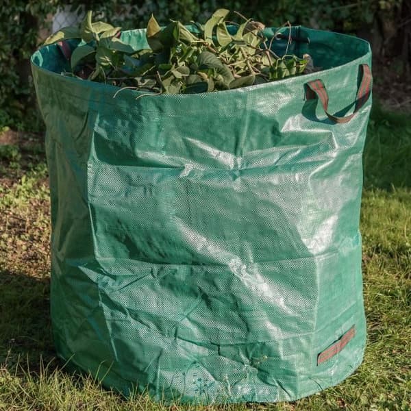 XXL hopfällbar trädgårdsväska - Robust och praktisk - 2 delar - Grön