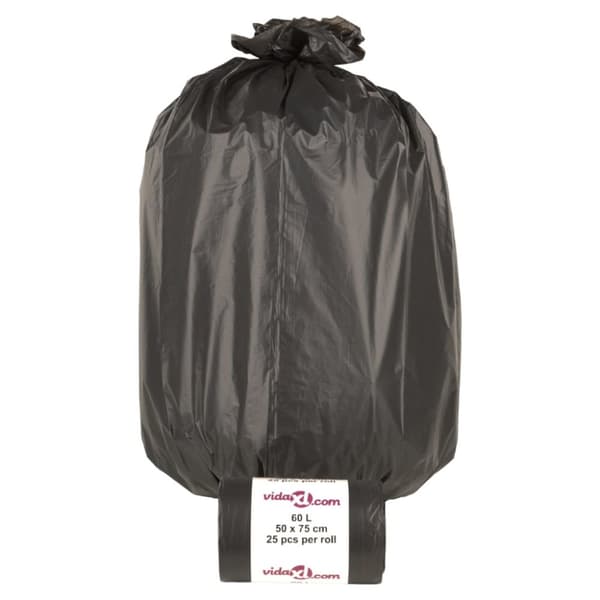 The Living Store Roskapussit 250 kpl musta 60 l - Roskapussit
