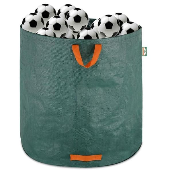 Set med 4 trädgårdsväskor 500L - Robust och vattenavvisande - Lastkapacitet 50 kg - Grön