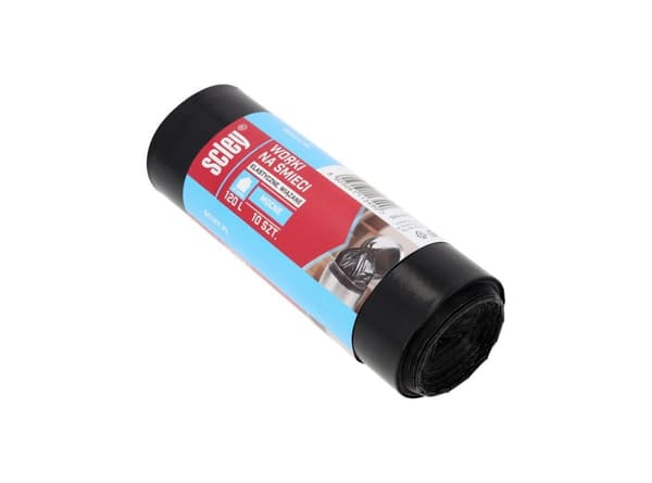Hushållsavfallspåsar 120l, 10 st 0,03 mm Scley