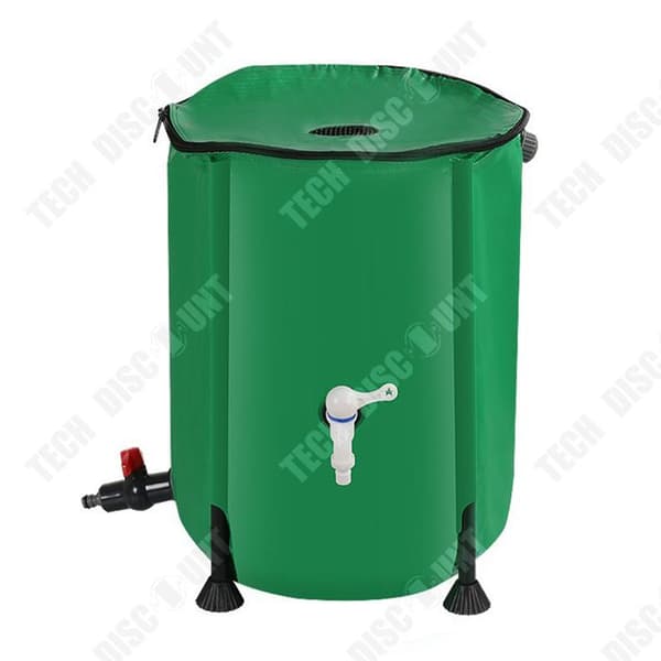 TD Utomhus trädgårdsförvaringshink 100L40x78cm PVC-hopfällbar multifunktionell vattenuppsamlingshink Regnvattenuppsamling