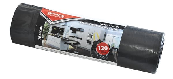 Affaldspose Med Rem Ldpe 70x110cm 120L /10stk/ Stærk 22023232-05