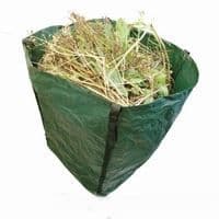 Kraftig trädgårdsväska - SILVERLINE - Grön - Vävd polyeten - 4 robusta remhandtag