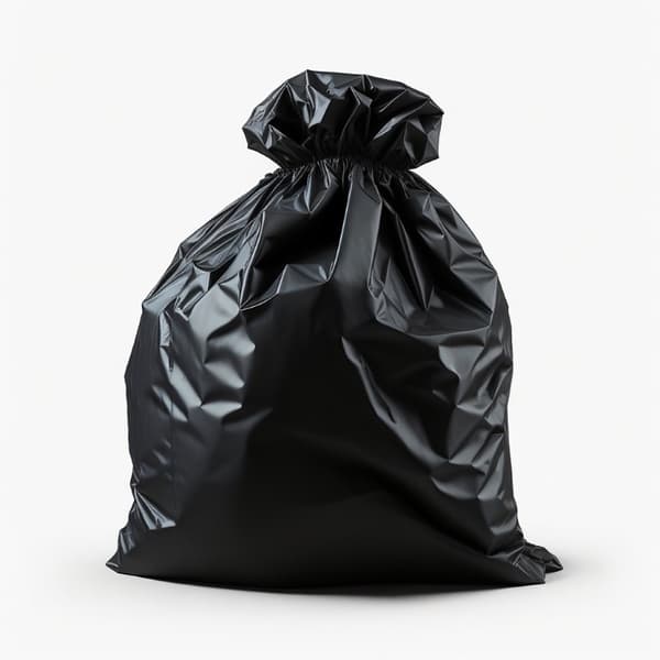 Grosik affaldssække sorte store 120l 10 stk