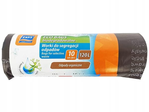 Brune BIO affaldssorteringsposer 120l