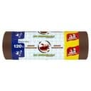 Affaldssække 120L Jan Niezbędny brune til bioaffald 10 stk.