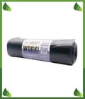 Miniatyrbild 3 av 7: Avfallspåsar 300L svarta LDPE-förpackning med 10