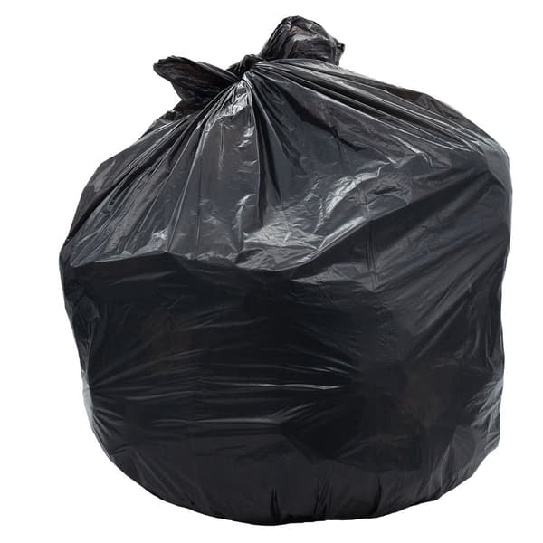 Jätepussit 60l musta LDPE a'50 kpl