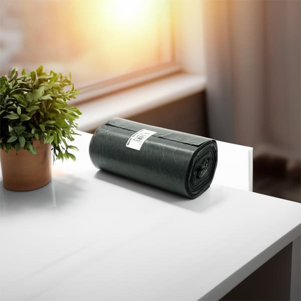 Avfallspåsar 90l svarta LDPE 25 st