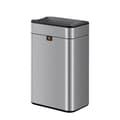 Miniatyrbillede 1 af 2: Smart Sensor Affaldsspand, 20L Kapacitet, Rustfrit Stål, Automatisk Affaldsafskaffelse,Sølv