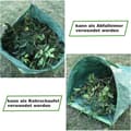 Miniatyrbillede 3 af 7: OBOSOE haveaffaldspose med håndtag, bladposer, plæneklipning, foldbare robuste haveaffaldsposer til græs, blad, hækblad