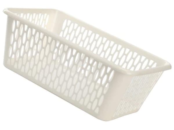 Molly plastkorg (36, 25,5, 14,5 cm, krämfärgad)