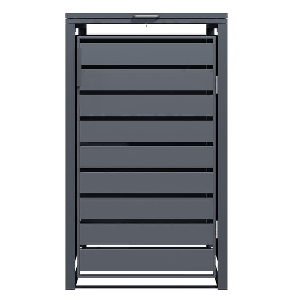 Konvertering af hjulspand - 1 beholder - Antracit - 68x80x116 cm