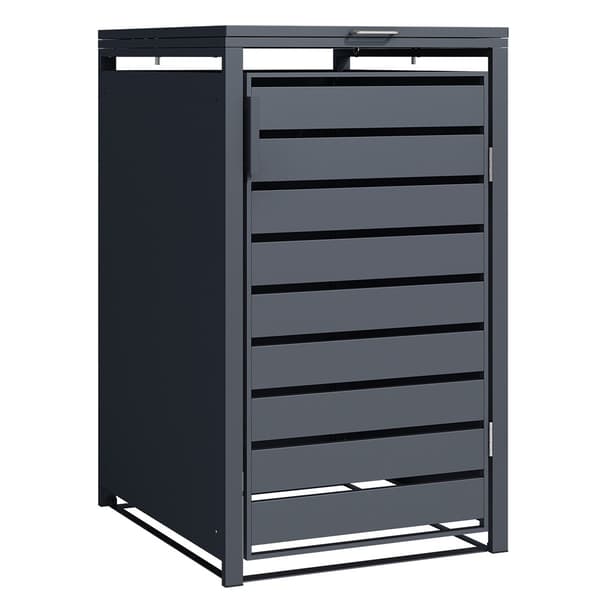 Konvertering af hjulspand - 1 beholder - Antracit - 68x80x116 cm