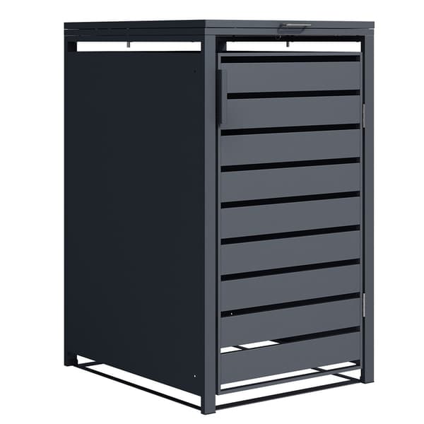 Konvertering af hjulspand - 1 beholder - Antracit - 68x80x116 cm