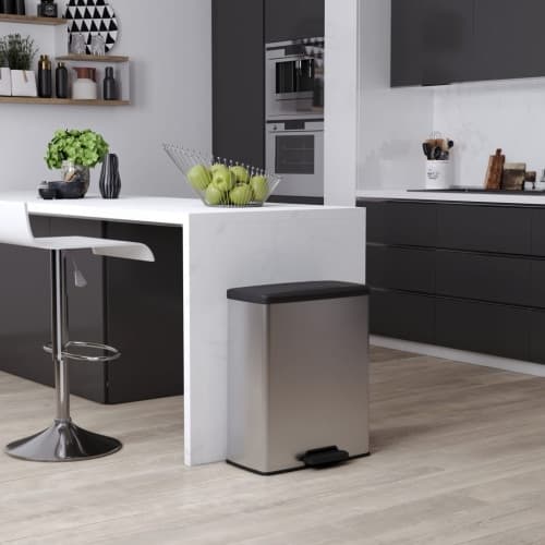 Curver Pedalhink Deco 65 L silver