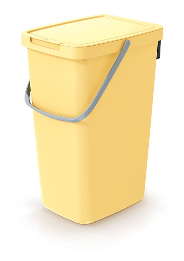 Papperskorg 20L SYSTEMA Q COLLECT | Ljusgul