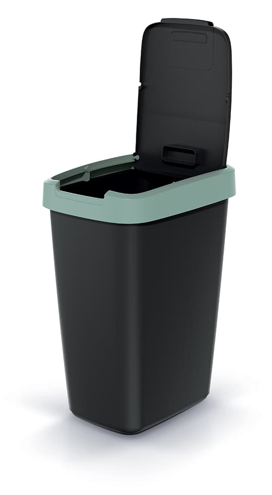 Affaldsbeholder 12L COMPACTA Q lys gul | Sort