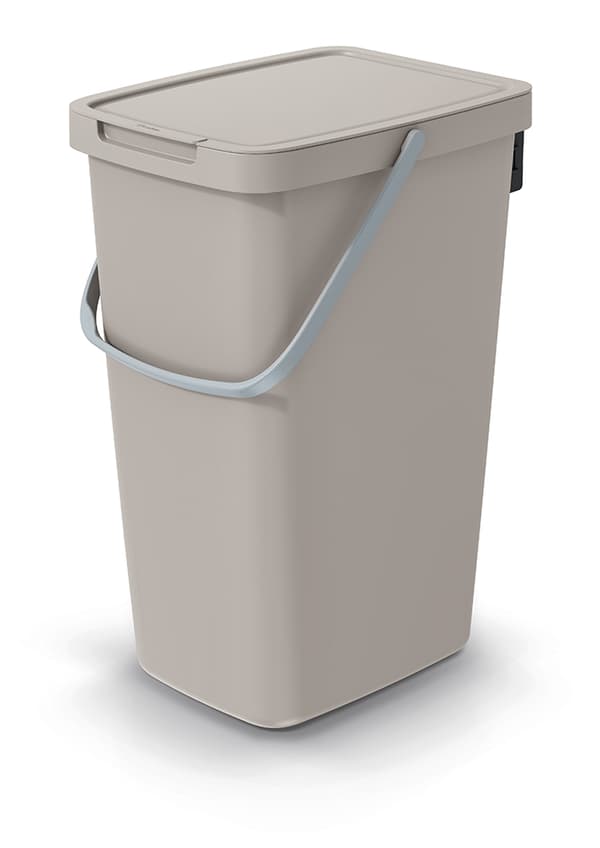Affaldsbeholder 20L SYSTEMA Q COLLECT | Lys brun